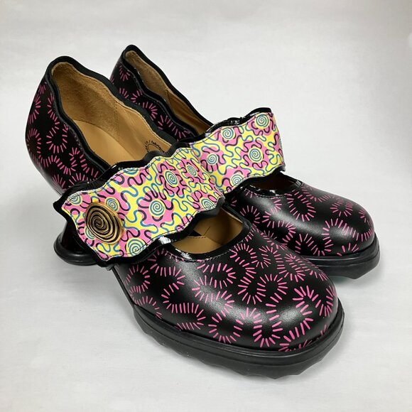 *NEW* 2022 Mini WIGGLE ZAZA FLUEVOG x ZANDRA RHODES, Size 9. HOT! - Picture 2 of 12